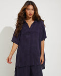 Day Trip Button Down - Sprint Stripe: Dark Sprint / Sprint