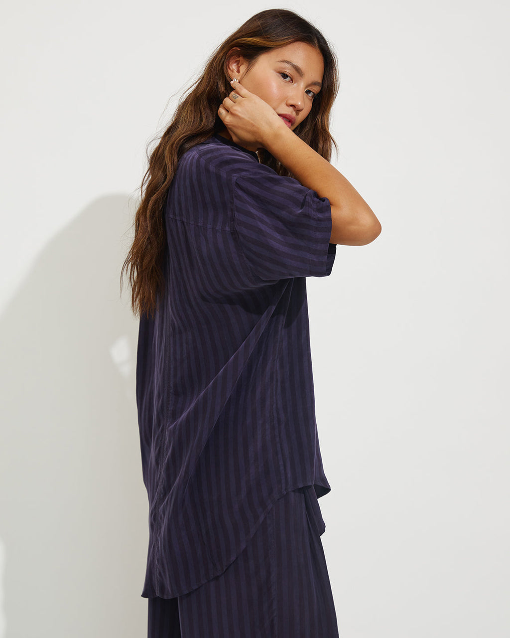 Day Trip Button Down - Sprint Stripe: Dark Sprint / Sprint