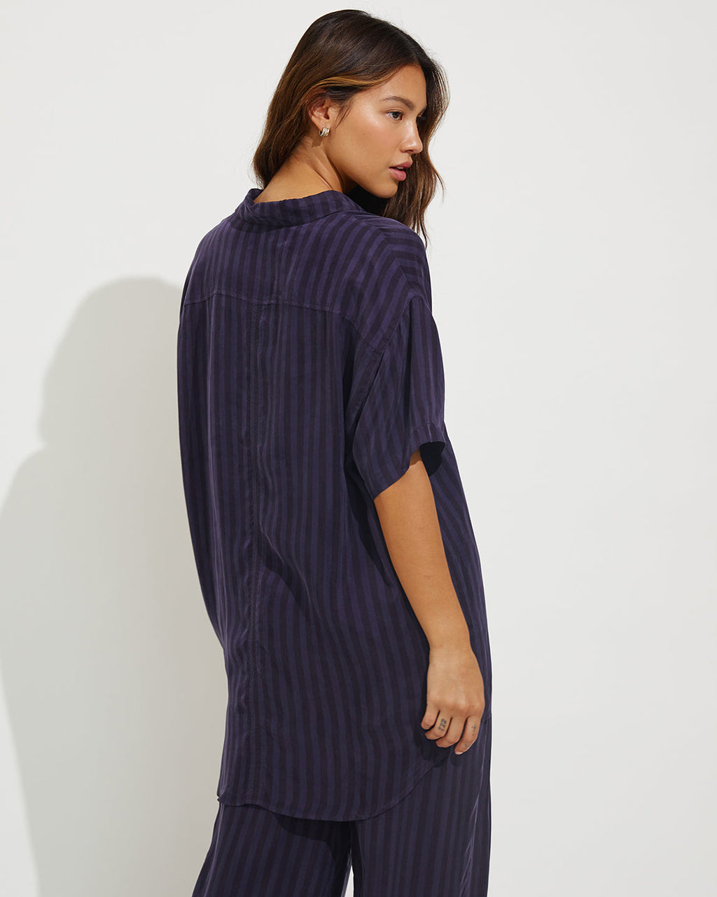 Day Trip Button Down - Sprint Stripe: Dark Sprint / Sprint