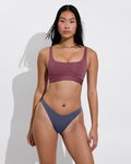 Double Scoop Top - Desert Plum