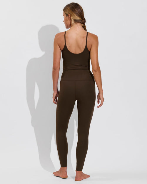 Barre Tank *Rib - Cold Brew