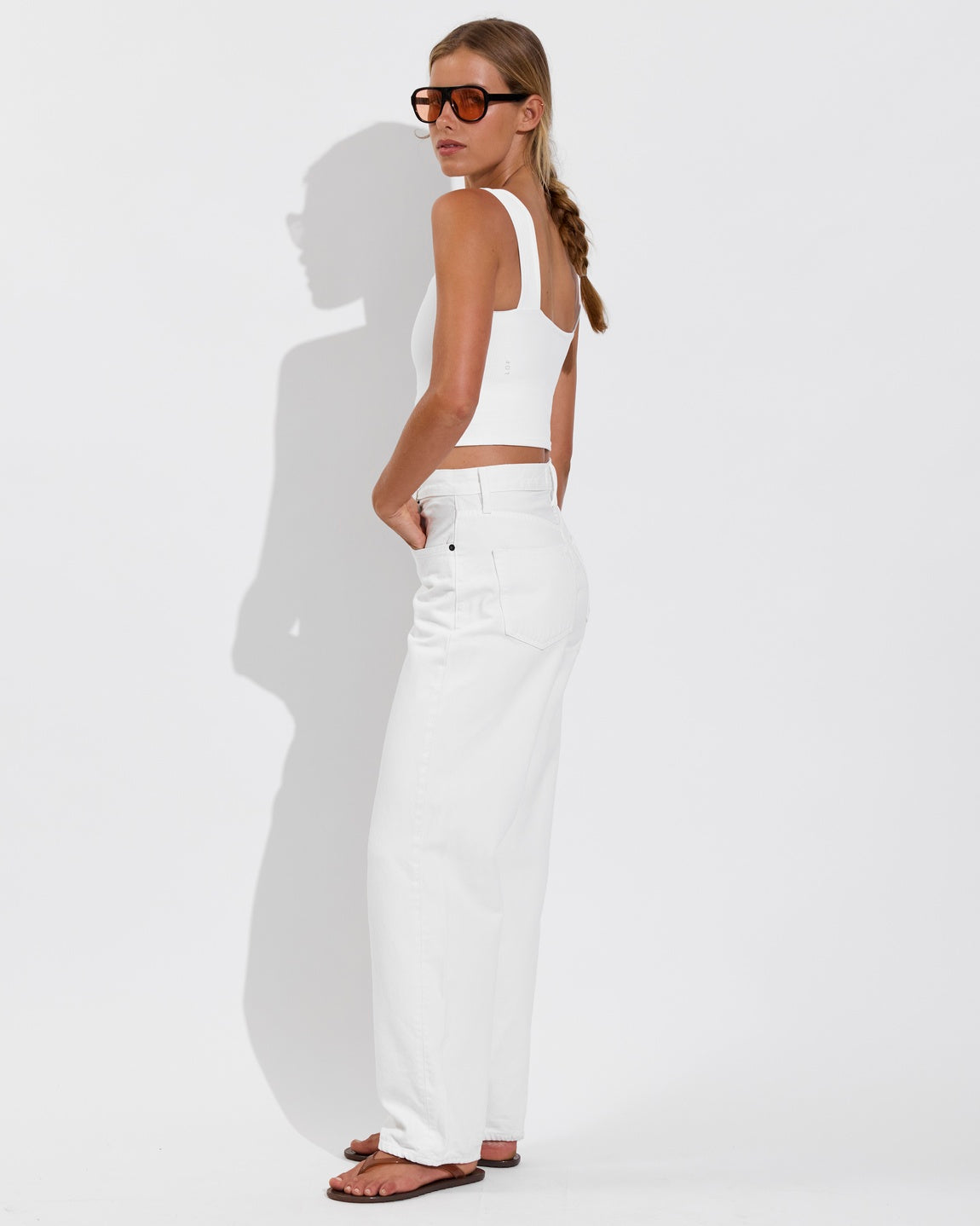 Frame Tank *Rib - Coconut