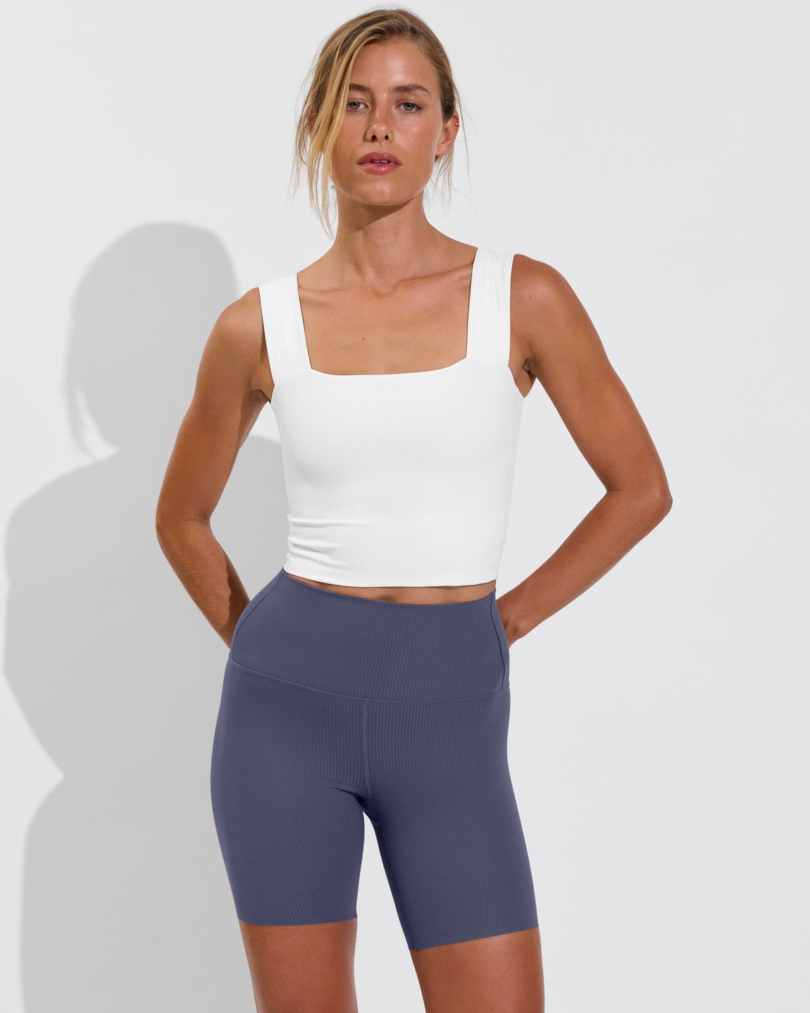 Frame Tank *Rib - Coconut