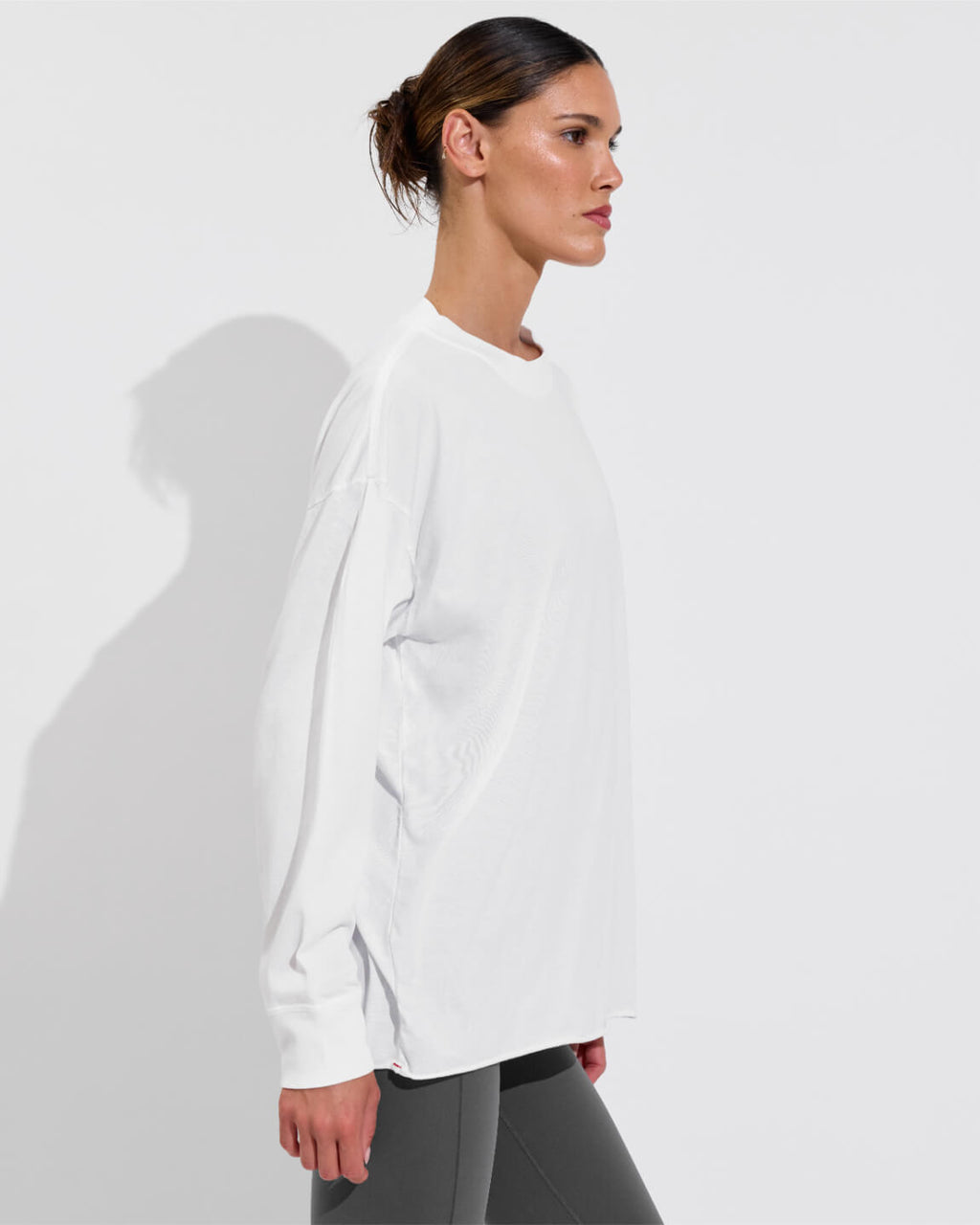 Swell Oversized Long Sleeve Tee - Coconut