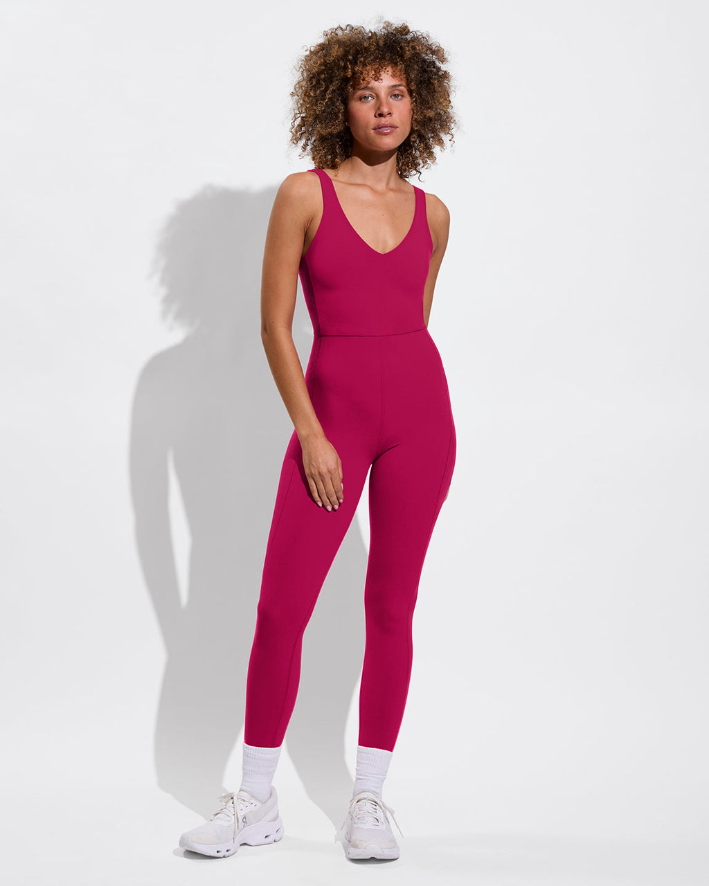 Plunge Playsuit 27" - Pepper