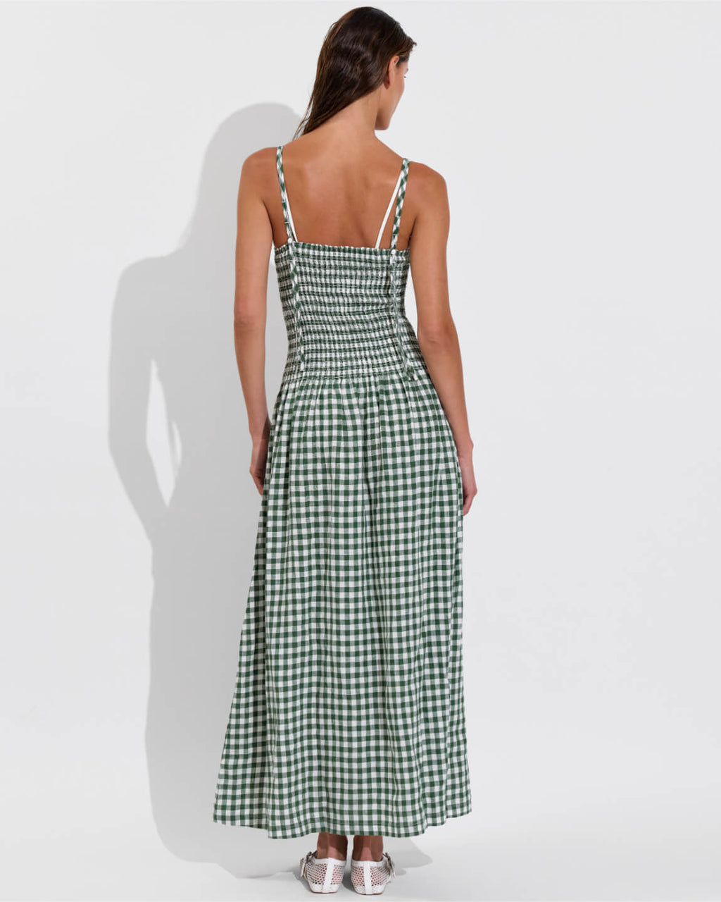 Palma Dress - Gingham: Tropics / Coconut