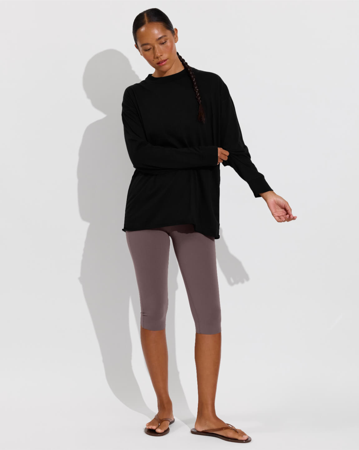 Swell Oversized Long Sleeve Tee - Jet