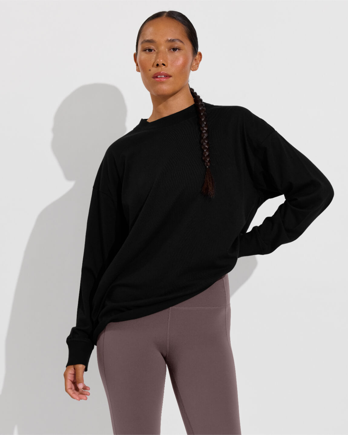Swell Oversized Long Sleeve Tee - Jet