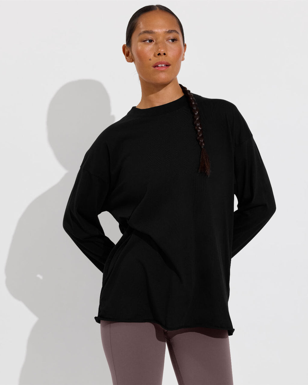 Swell Oversized Long Sleeve Tee - Jet