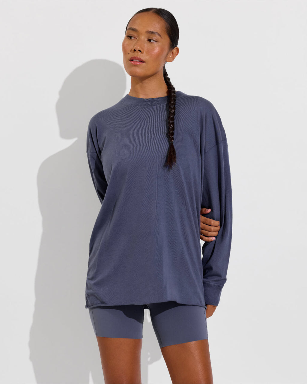 Swell Oversized Long Sleeve Tee - Varsity
