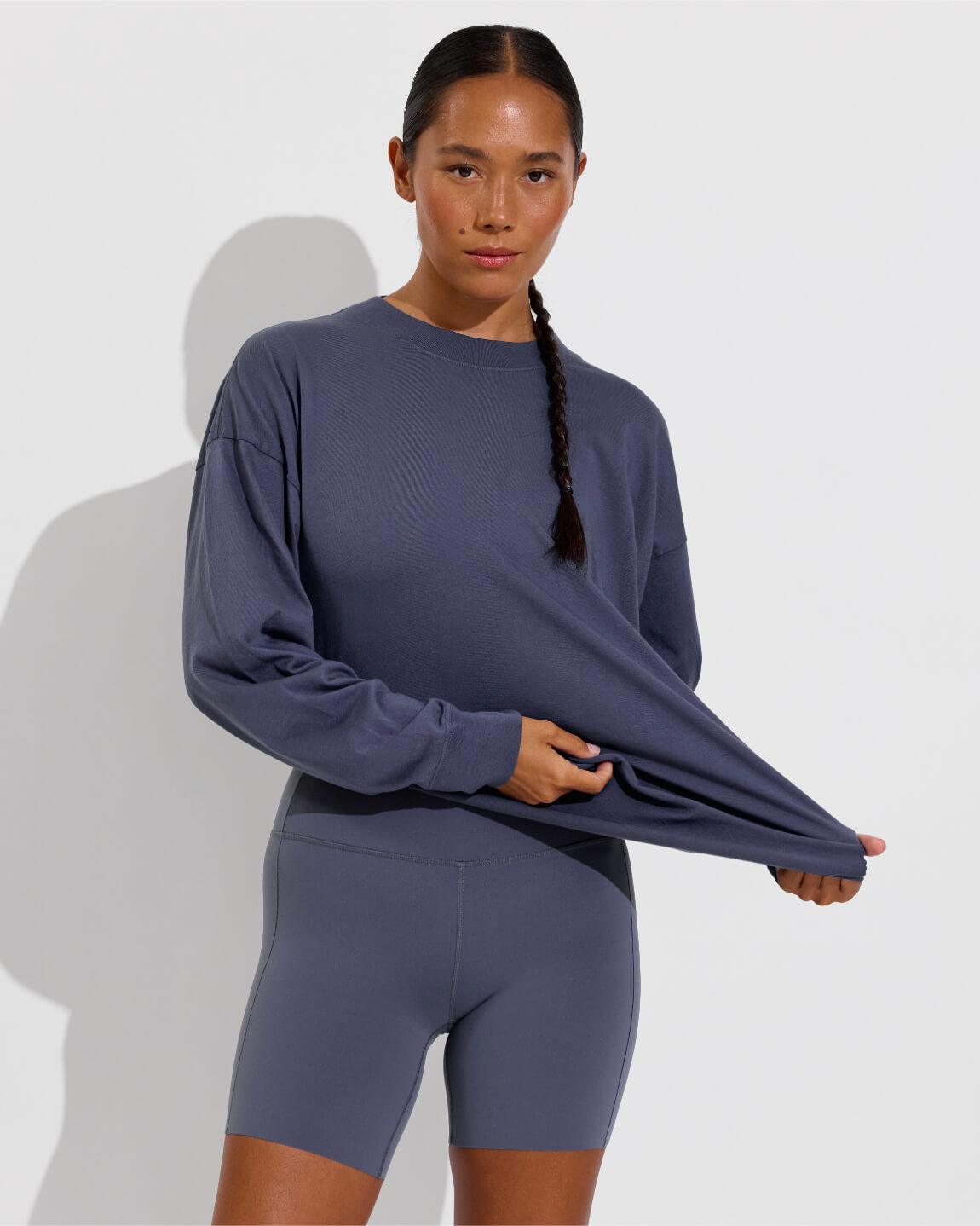 Swell Oversized Long Sleeve Tee - Varsity