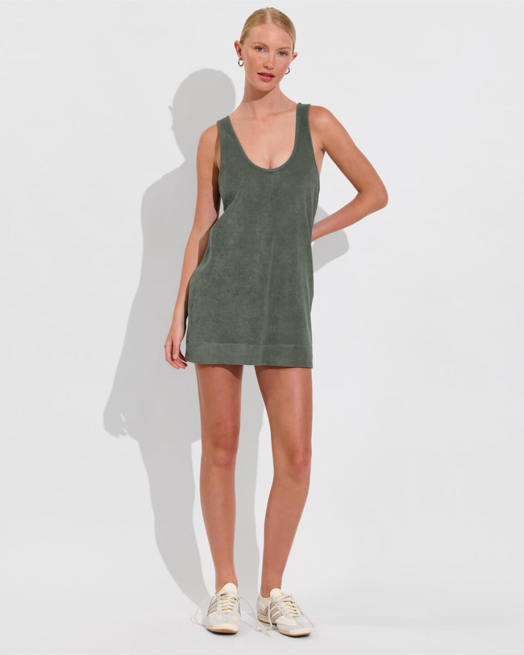 Towel To Go Dress - Agave