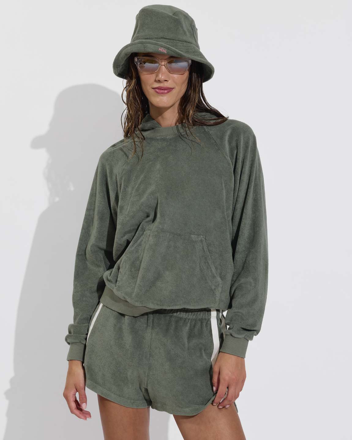 Towel To Go Hoodie - Agave