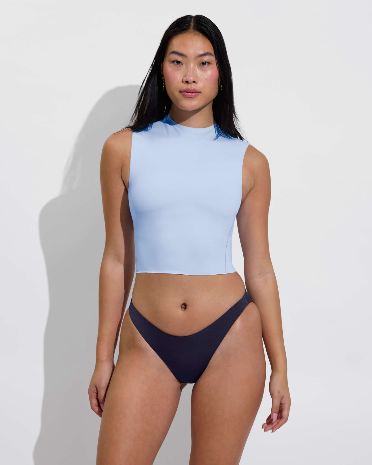 Rays Sleeveless Top - Blue Skies