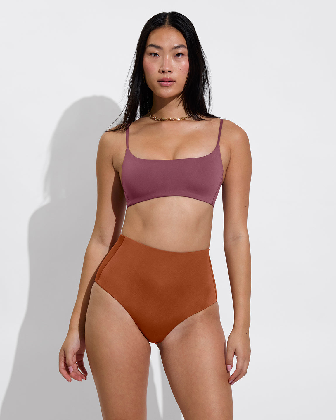 Pool Days Top - Desert Plum