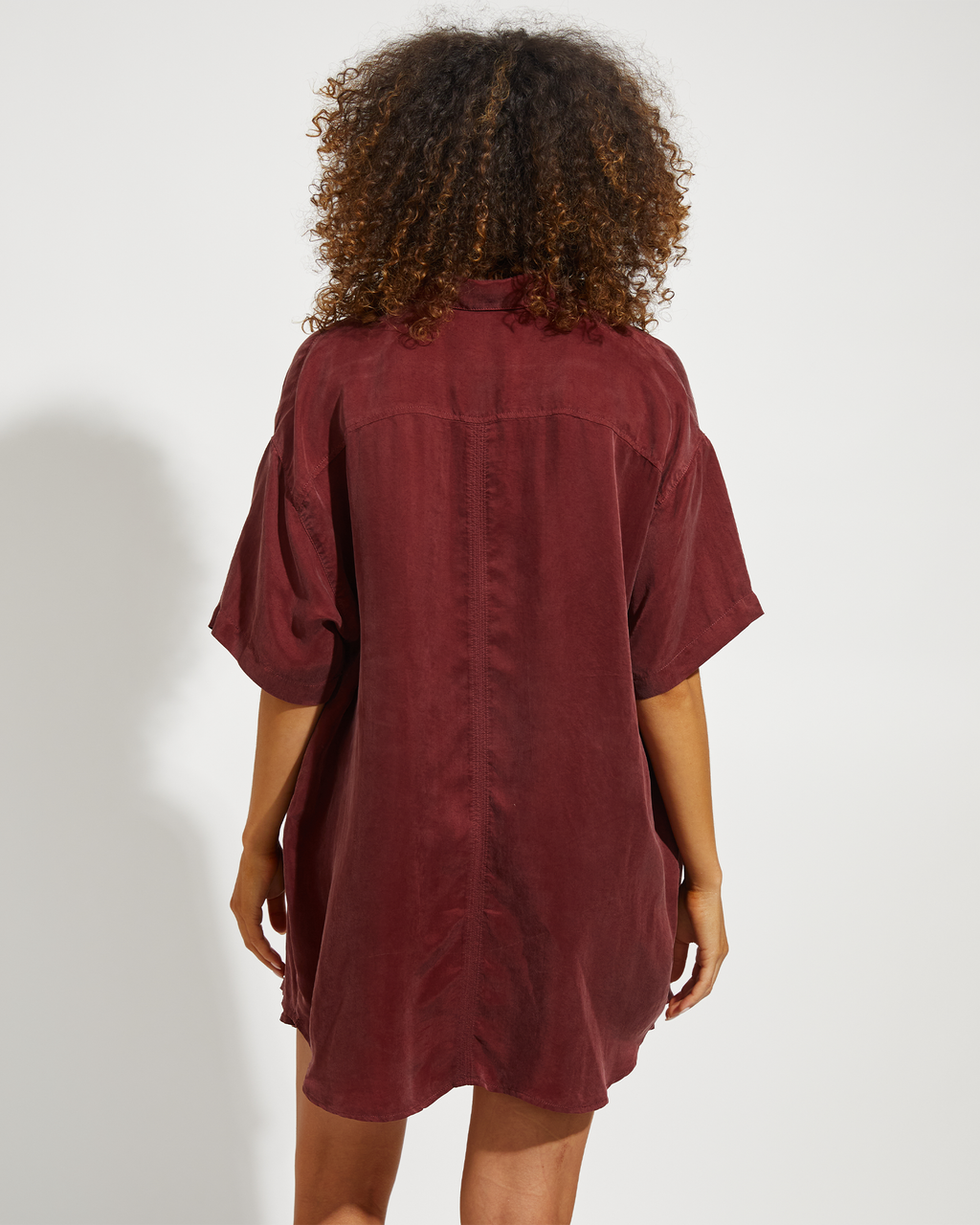 Day Trip Button Down - Jam