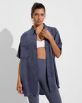 Day Trip Button Down - Varsity