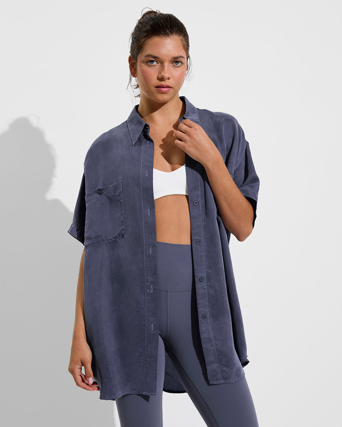 Day Trip Button Down - Varsity