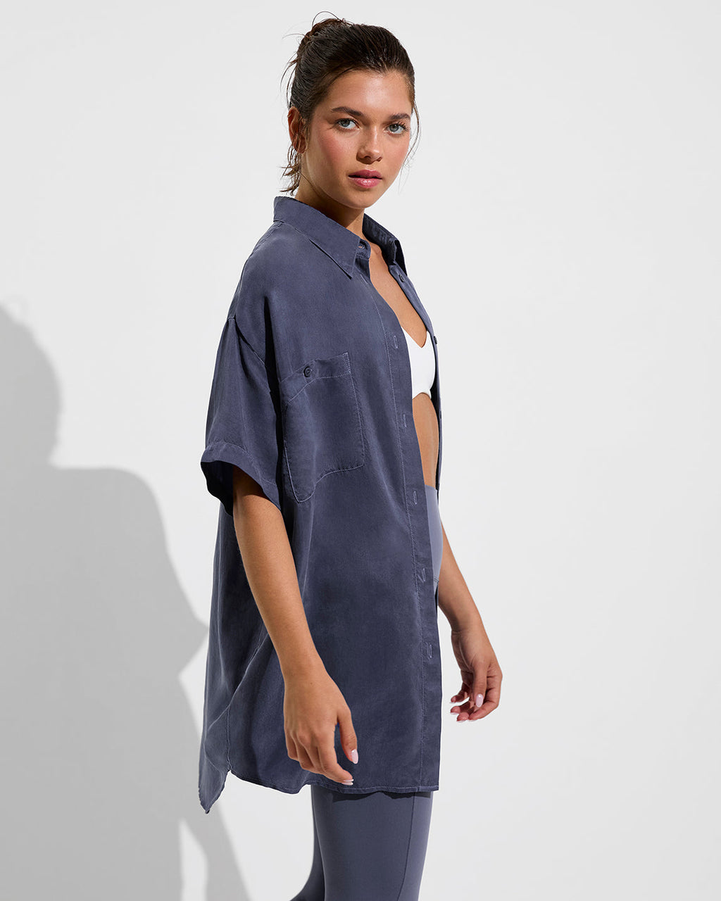 Day Trip Button Down - Varsity