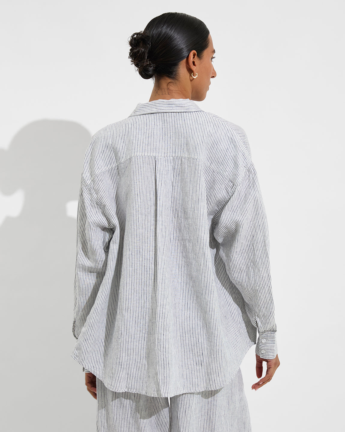 Getaway Button Down - Coastal Stripe: Varsity / Coconut