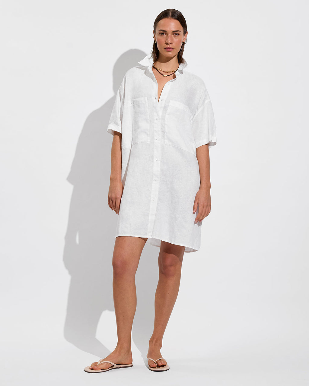 Getaway Mini Dress - Coconut