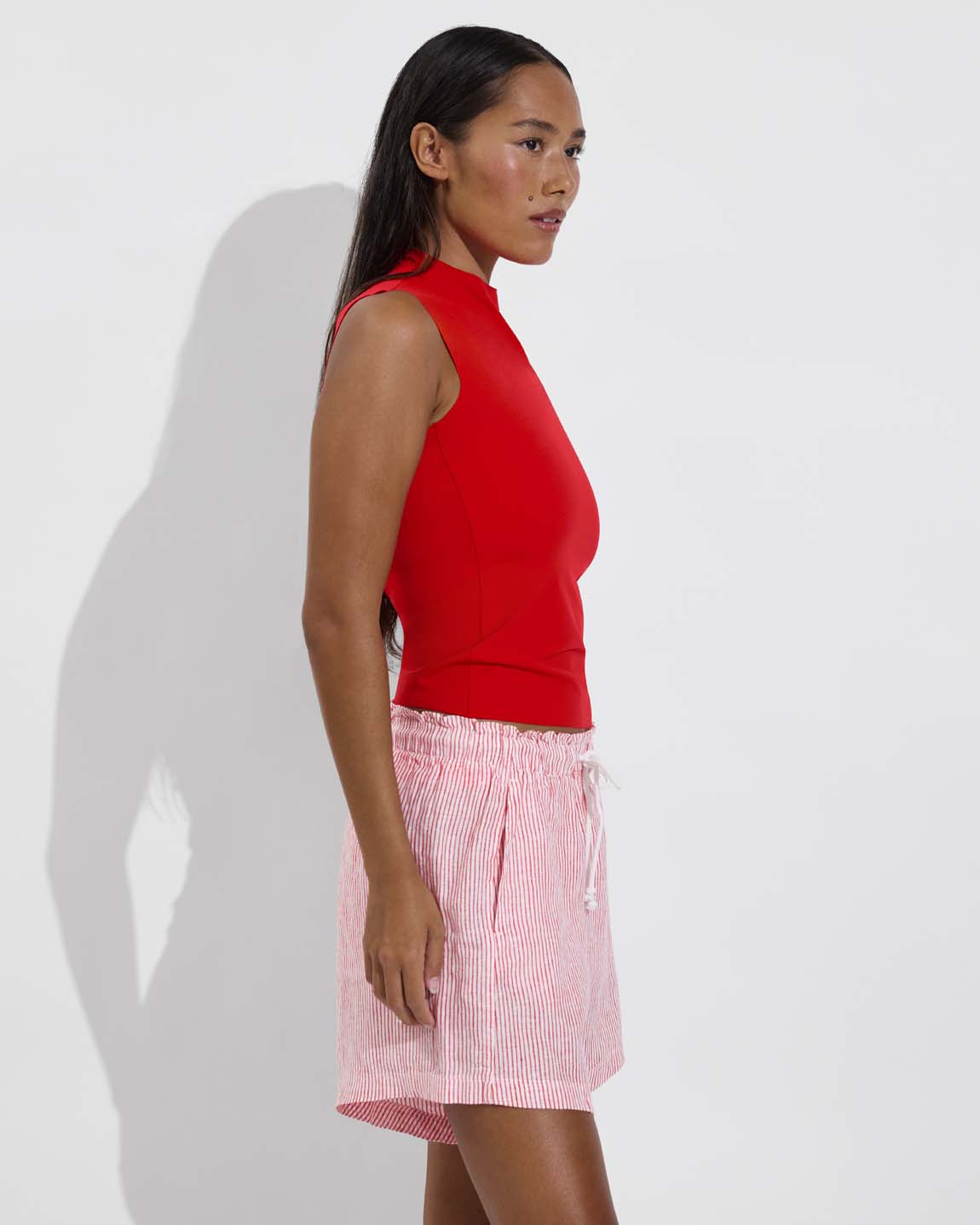 Getaway Short 5" - Coastal Stripe: Sweet Chili Heat / Coconut