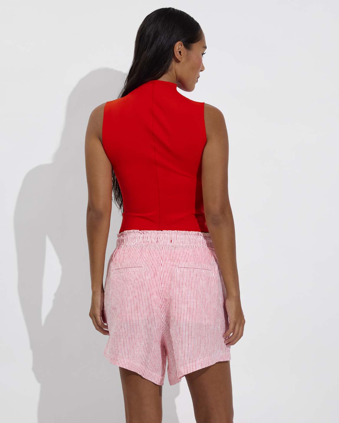 Getaway Short 5" - Coastal Stripe: Sweet Chili Heat / Coconut
