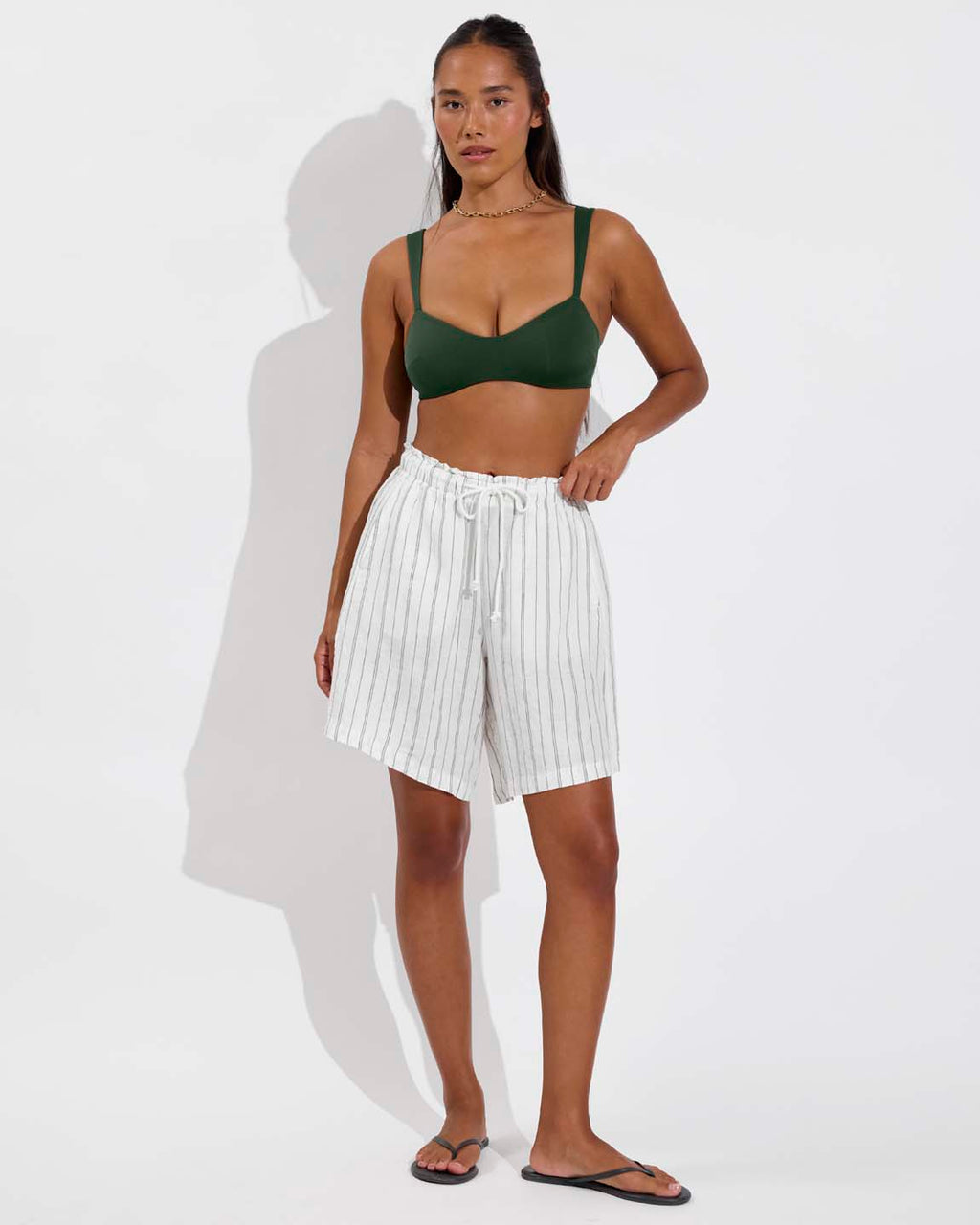 Getaway Short 9" - Sandbar Stripe: Coconut / Tropics