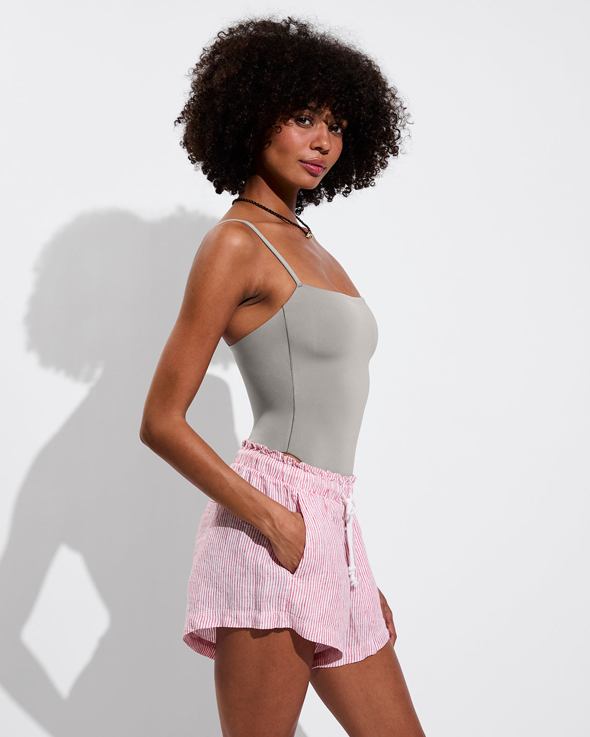 Getaway Short 2.5" - Coastal Stripe: Sweet Chili Heat / Coconut