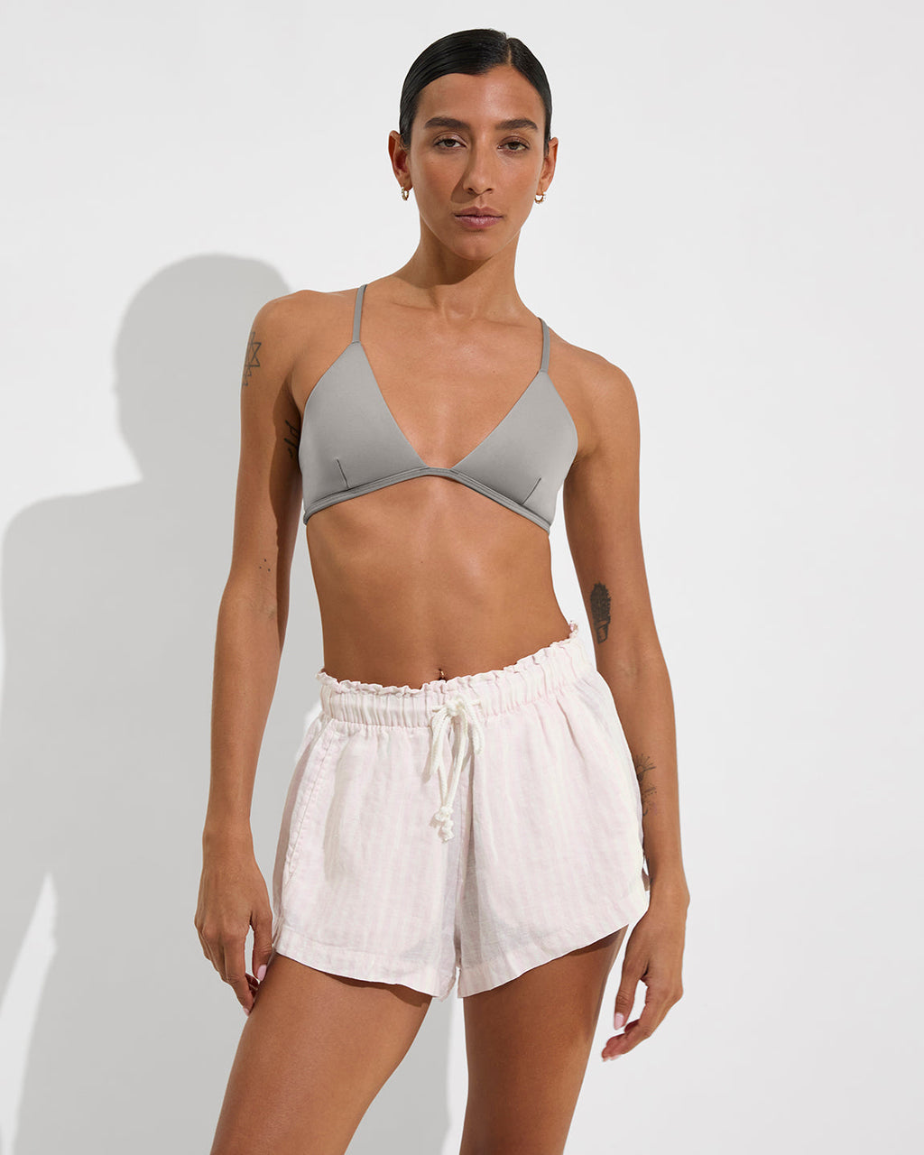 Getaway Short 2.5" - Bungalow Stripe: Delight / Coconut
