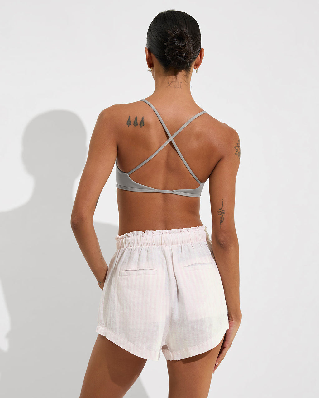 Getaway Short 2.5" - Bungalow Stripe: Delight / Coconut
