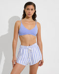 Getaway Short 2.5" - Beach Stripe: Riptide / Coconut