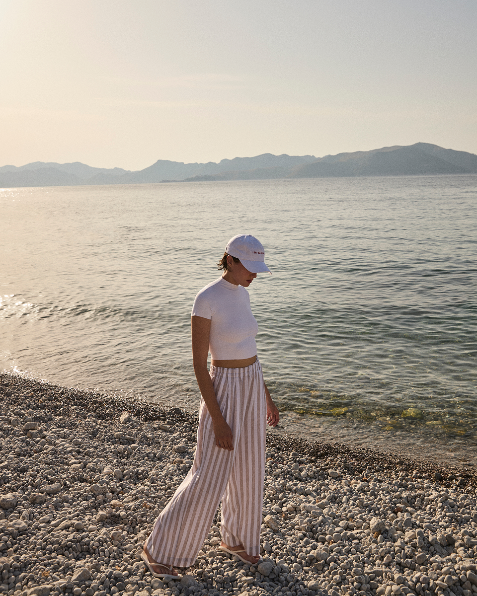 Rays Short Sleeve Top - Coconut