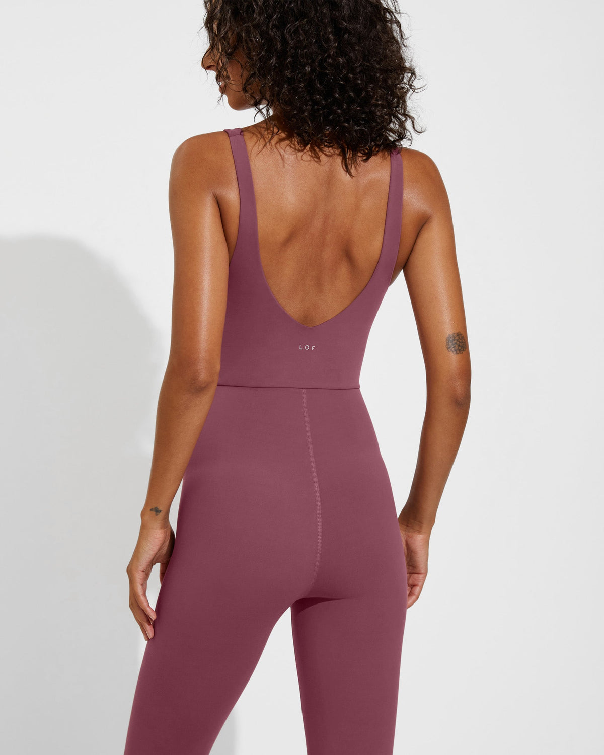 Plunge Playsuit 27" - Desert Plum