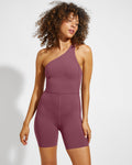 Shoreline Playsuit 5" - Desert Plum