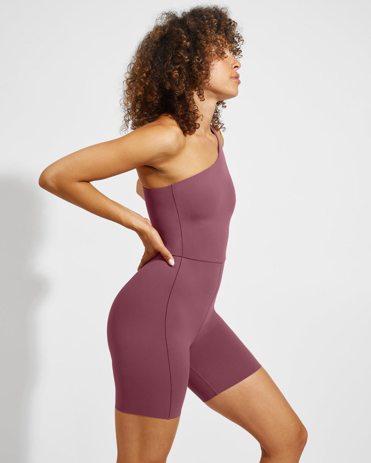 Shoreline Playsuit 5" - Desert Plum