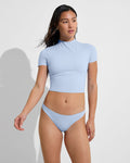 Rays Short Sleeve Top - Blue Skies
