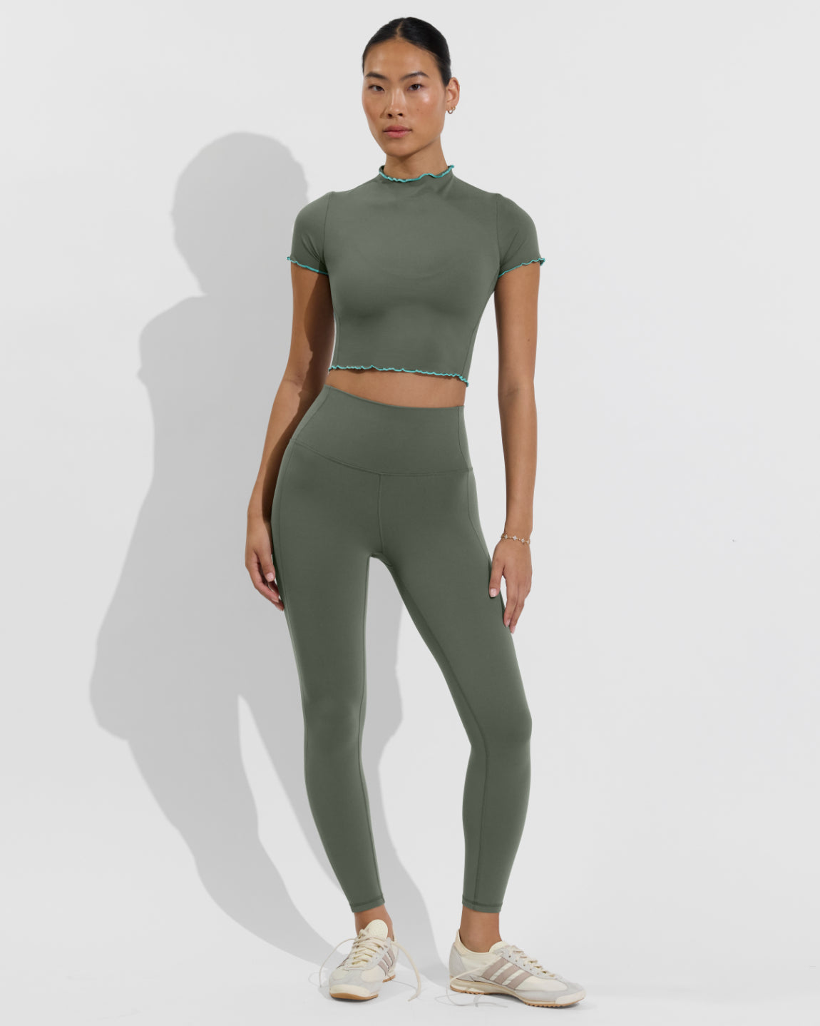 Rays SS Top *Wavy - Agave / Drift