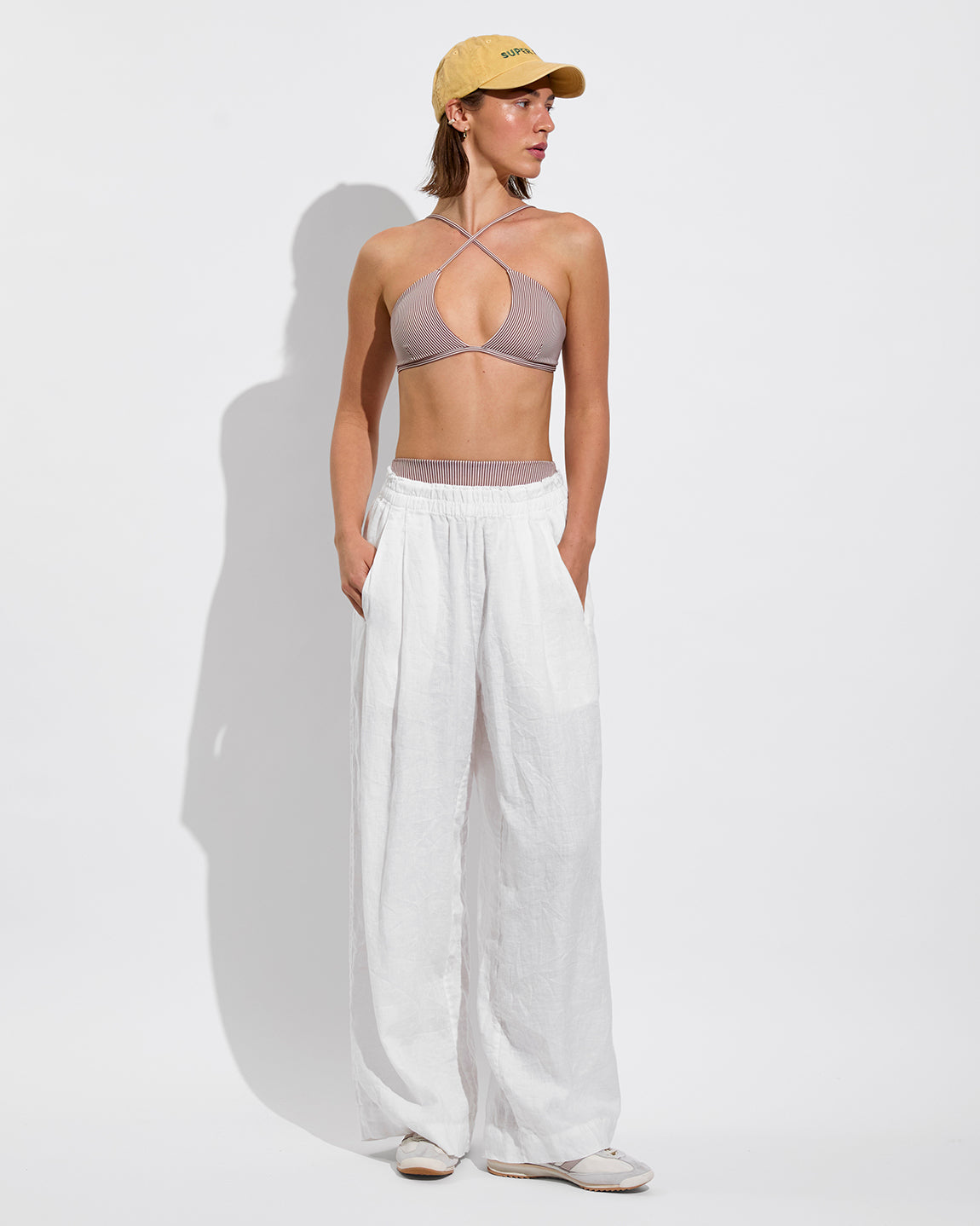 Reef Top - Mini Splash Stripe Vertical: Tiki / Holiday