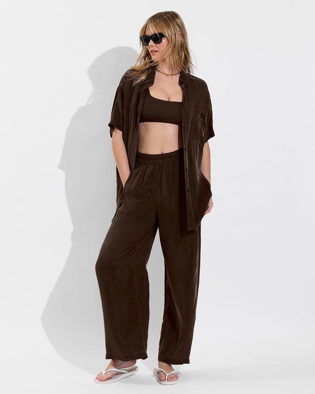 Day Trip Pant - Cold Brew