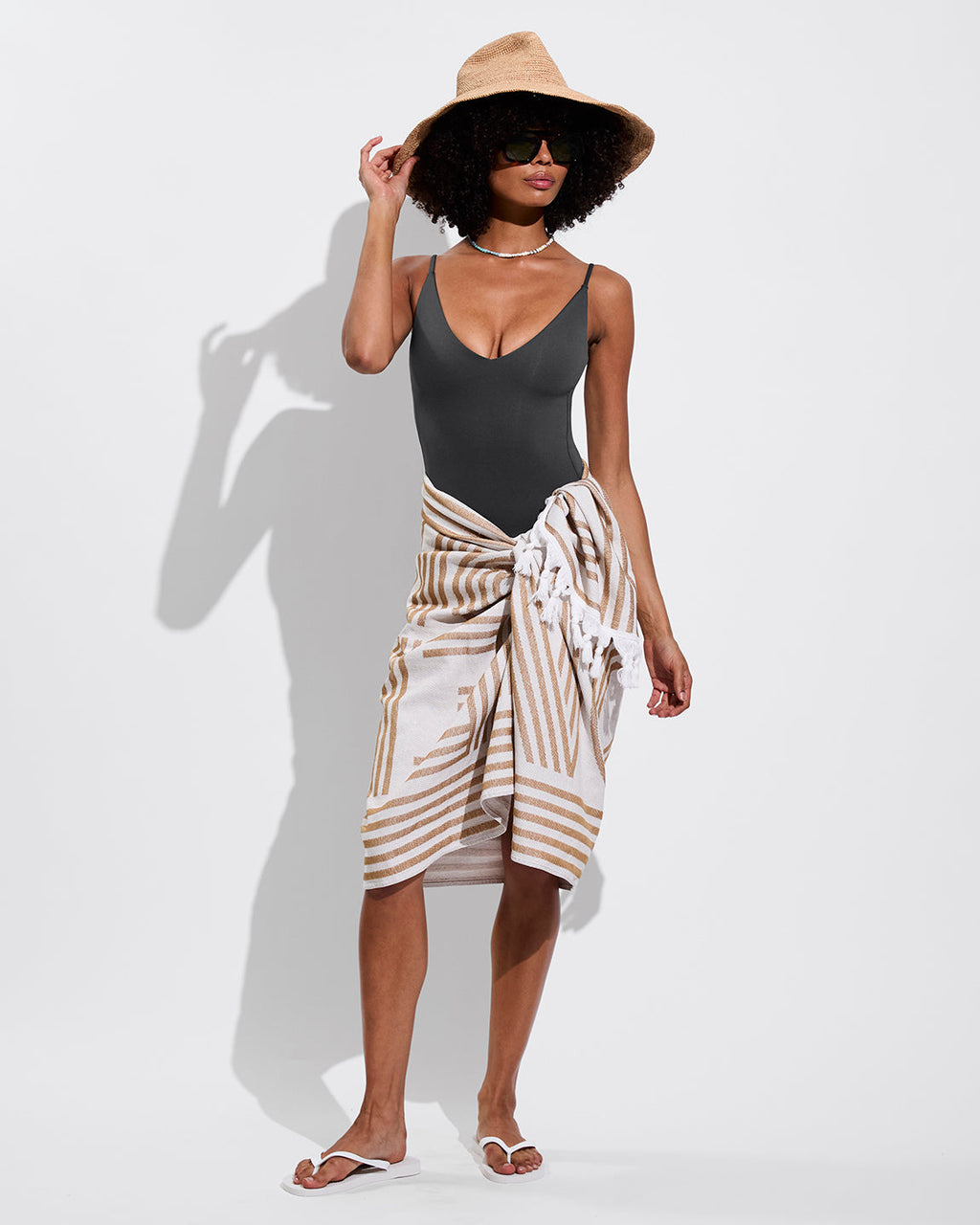 Pool Towel - Coconut/Tan Lines