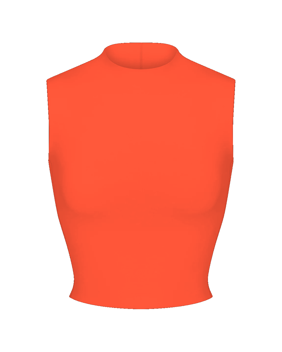 Rays Sleeveless Top - Aperol