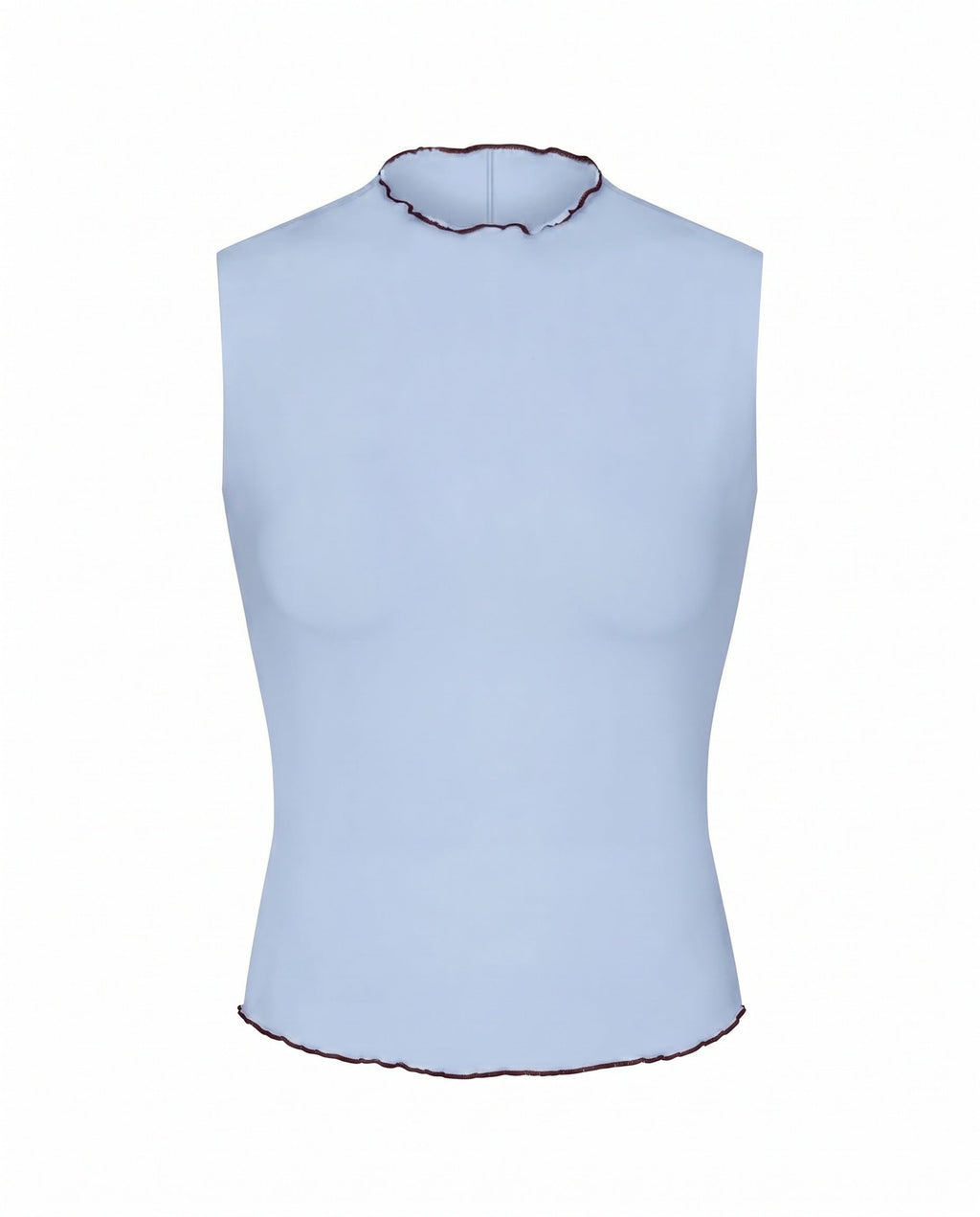 Rays Sleeveless Top *Long *Wavy - Blue Skies / Jam