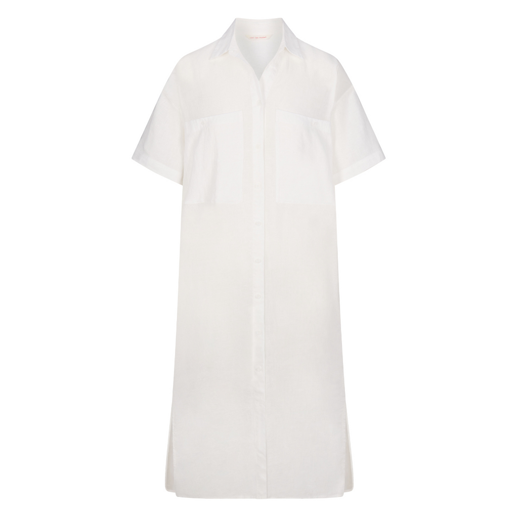 Getaway Shirt Dress - Coconut