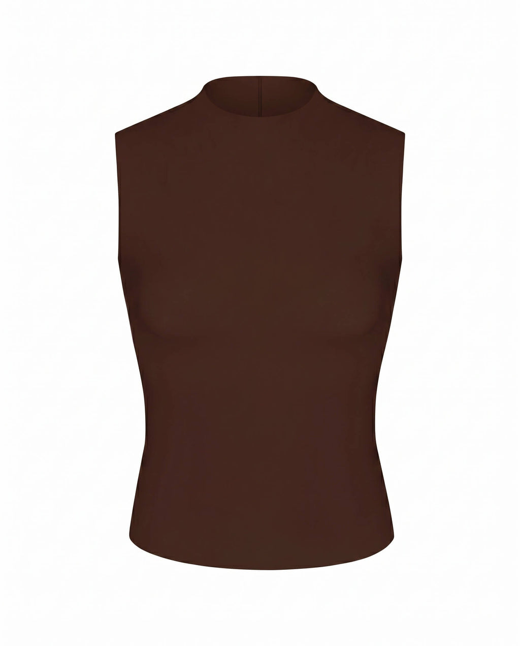Rays Sleeveless Top *Long - Cold Brew