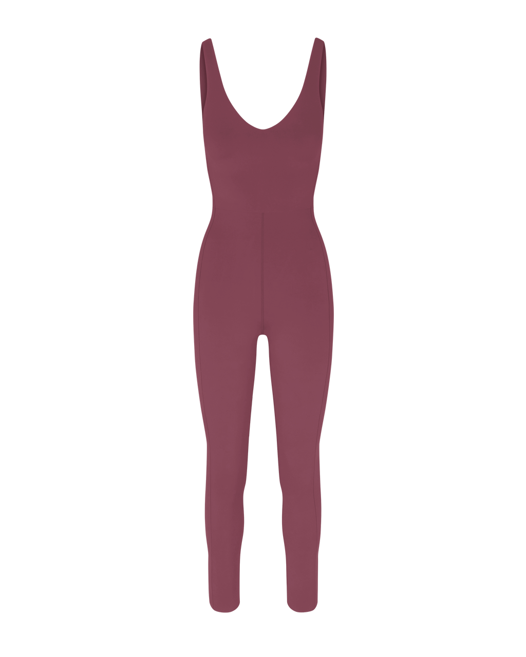 Plunge Playsuit 27" - Desert Plum