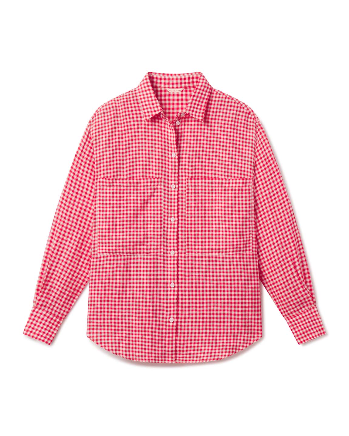 Getaway Button Down - Gingham: Sweet Chili Heat / Coconut