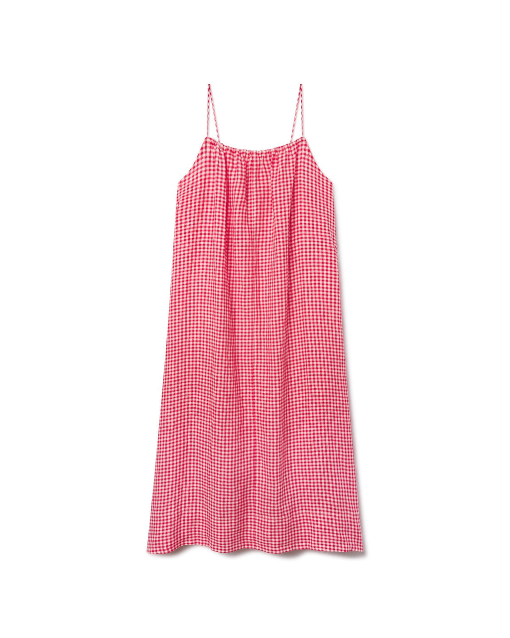 Leisure Maxi Dress - Gingham: Sweet Chili Heat / Coconut