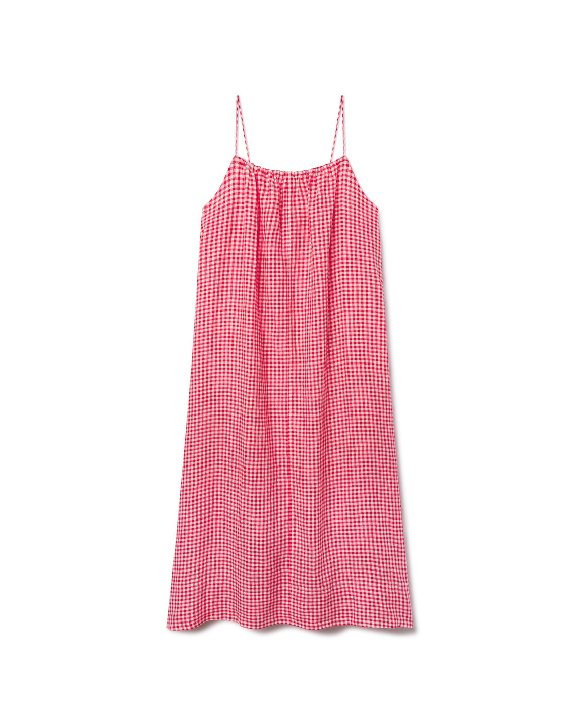 Leisure Maxi Dress - Gingham: Sweet Chili Heat / Coconut