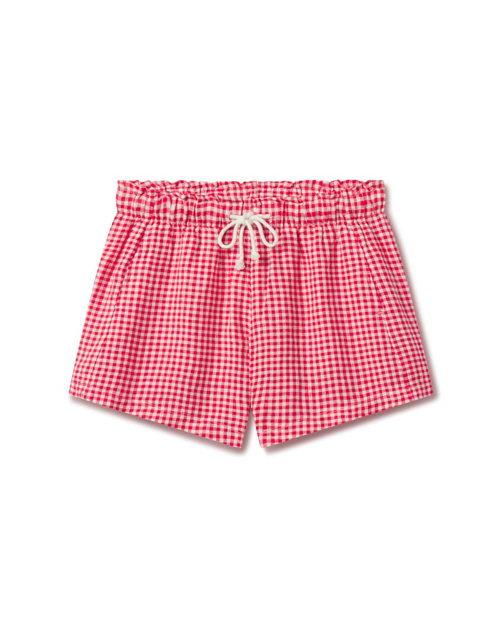 Getaway Short 5" - Gingham: Sweet Chili Heat / Coconut